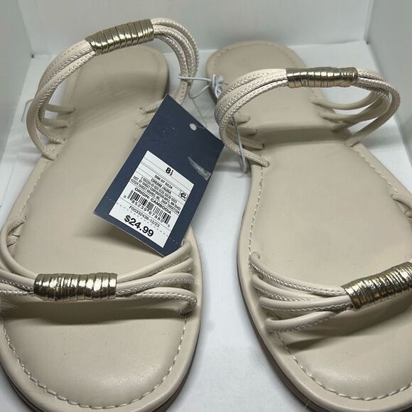 Universal Thread Women's Aura Two Band Slide Sandals Size 8 1/2 - Picture 1 of 5